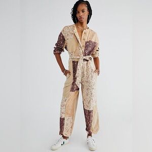 [free people] nwot road trip patched coveralls